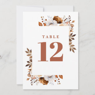 Terracotta Fall Country Tischnummer