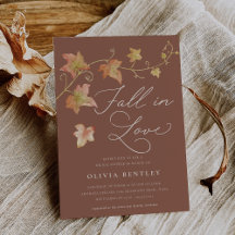 Terracotta "Fall in Love" Bridal Shower