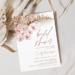 Terracotta Floral Boho Pampas Grass Brautparty Einladung<br><div class="desc">Minimalistisches Burnt Orange - Terracotta - Coriander Elegant und Modernes Boho Pampas Grass Script Brautparty für Herbst-,  Winter-,  Frühlings- oder Sommereinladungen - beinhaltet eine wunderschöne und elegante Schrift Typografie für die besondere Braut,  um vor Hochzeiten zu sein.</div>