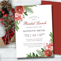 Terracotta Floral Pine Bough Foliage Bridal Mittag