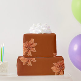 Terracotta Flower Geschenkpapier