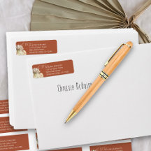 Terracotta Future Mr. and Mrs. Rücksendeadresse