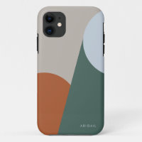 Terracotta Geometric Earthy Custom