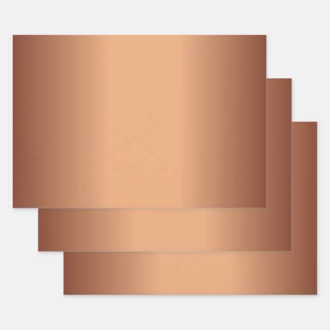 Terracotta Gradient Geschenkpapier Set (Set)