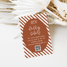 Terracotta Hand Drawn Wedding Details