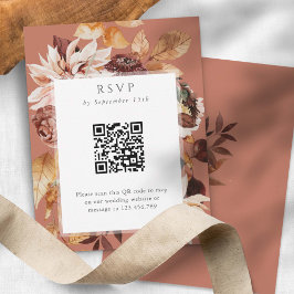 Terracotta Herbst Elegance, Hochzeit im Herbst QR 