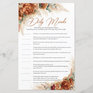 Terracotta Kupfer Peonies pampas Dirty Minds