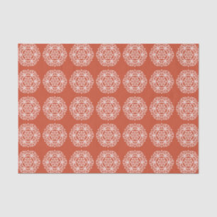 Terracotta Mandala Seidenpapier