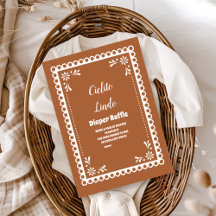 Terracotta Mexican Cielito Lindo Diapper Raffle