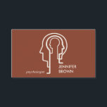 Terracotta Mind Science Human Head Psychologin Visitenkarte<br><div class="desc">Terracotta Mind Science Human Head Psychologin</div>