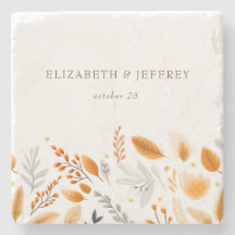 Terracotta Moderne Skripte Elegante Hochzeit im He