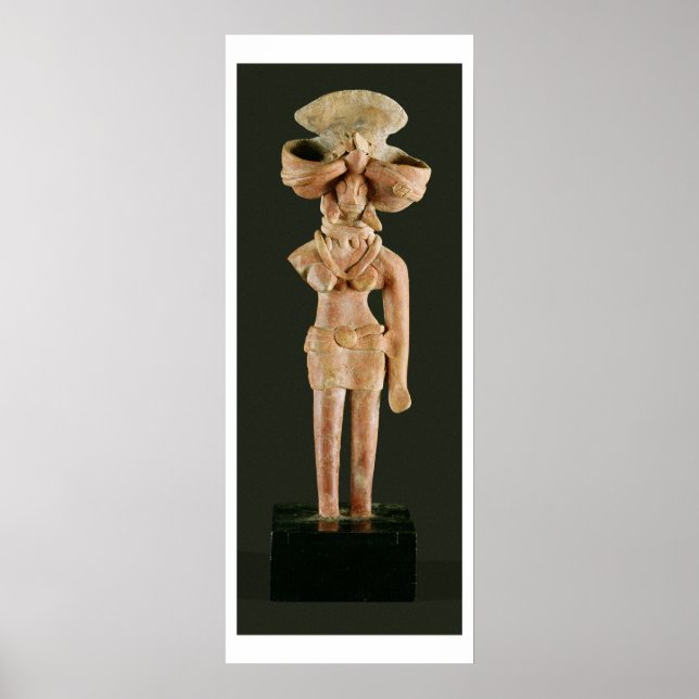 Terracotta Mother Goddess, Mohenjodaro, 2300-1750 Poster (Vorne)
