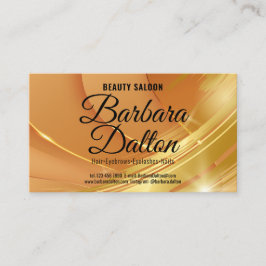 Terracotta Ocher Beige Gold. Geschäftszubehör Visitenkarte