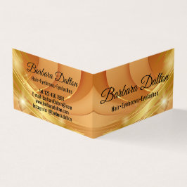 Terracotta Ocher Beige Gold Visitenkarten