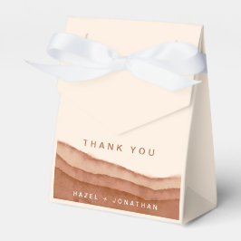 Terracotta Ombre Boho Geschenkschachtel