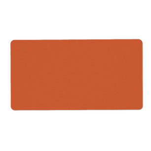 Terracotta Orange Solid Color Warm & Earthy Design