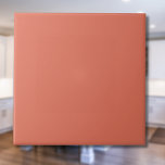 Terracotta Orange Solid Color Warm & Earthy Design Fliese<br><div class="desc">Das Terracotta Orange Solid Color Muster ist ein zeitloses und vielseitiges Design, das Wärme und natürliche Eleganz ausstrahlt. Dieses reichhaltige, erdige Orangenschatten verleiht jedem Projekt ein Gefühl von Gemütlichkeit und Eleganz, was es zu einer perfekten Wahl für Mode, Wohngestaltung, Textilien und Grafikdesign macht. Sein tiefer, gedämpfter Ton erinnert an eine...</div>
