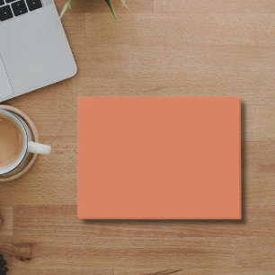 Terracotta Orange Solid Color Warm & Earthy Design Post-it Klebezettel