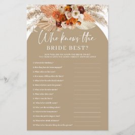 Terracotta pampas, die das beste Spiel der Braut k