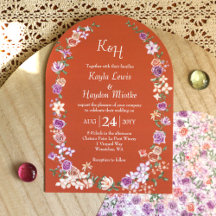 Terracotta Peach & Lilac Boho Rose Hochzeiten