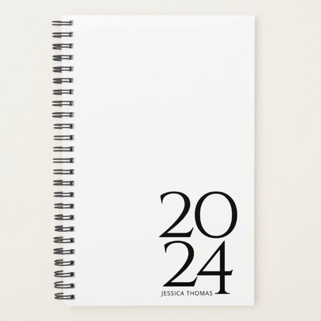 Terracotta Personal 2024 Weekly Planner Planer (Vorderseite)