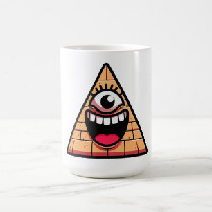 Terracotta Pyramid Eye Kaffeetasse