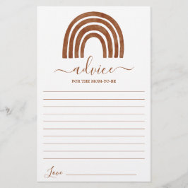 Terracotta Rainbow Advisor für die Mama, die Karte