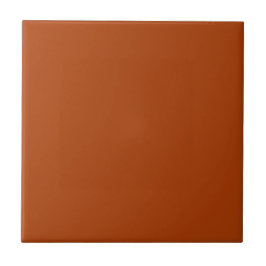Terracotta Red Solid Color | #ac3d06 Fliese