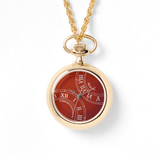Terracotta RN Necklace Watch Armbanduhr