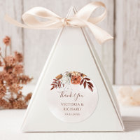 Terracotta Rust Blume Boho Fall Foliage Hochzeit