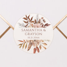 Terracotta Rust Blume Boho Fall Foliage Hochzeit