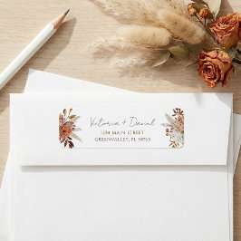 Terracotta Rust floral Boho Herbstduftnote