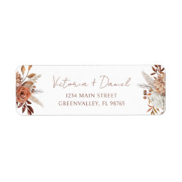 Terracotta Rust floral Boho Herbstduftnote