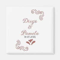 Terracotta schwarz rustikale spanisch Hochzeitspaa