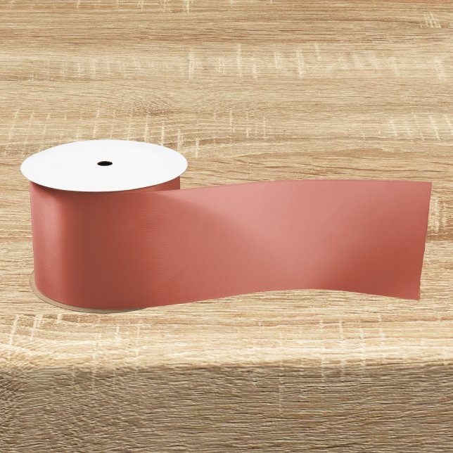 Terracotta Solid Color Satinband (Von Creator hochgeladen)
