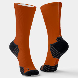 Terracotta solid socken