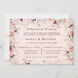 Terracotta Spring Herbst Probe Einladung