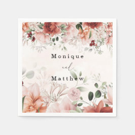 Terracotta Spring Herbst Rustikale Hochzeit Serviette