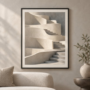 Terracotta-Stillleben-Kunstprint Poster