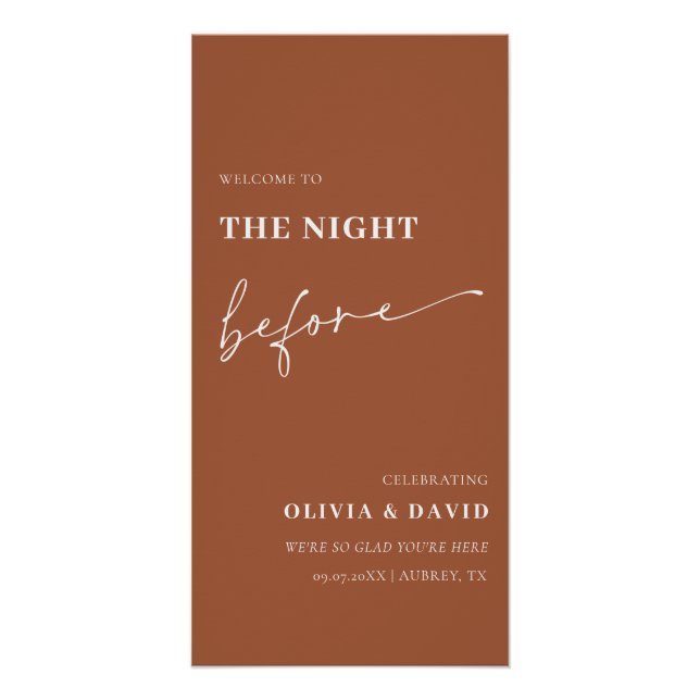 Terracotta - The Night Before Probe Dinner Poster (Vorderseite)