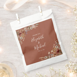 Terracotta Tiny Wildblume Gastgeschenk Hochzeit Ba Geschenktütchen