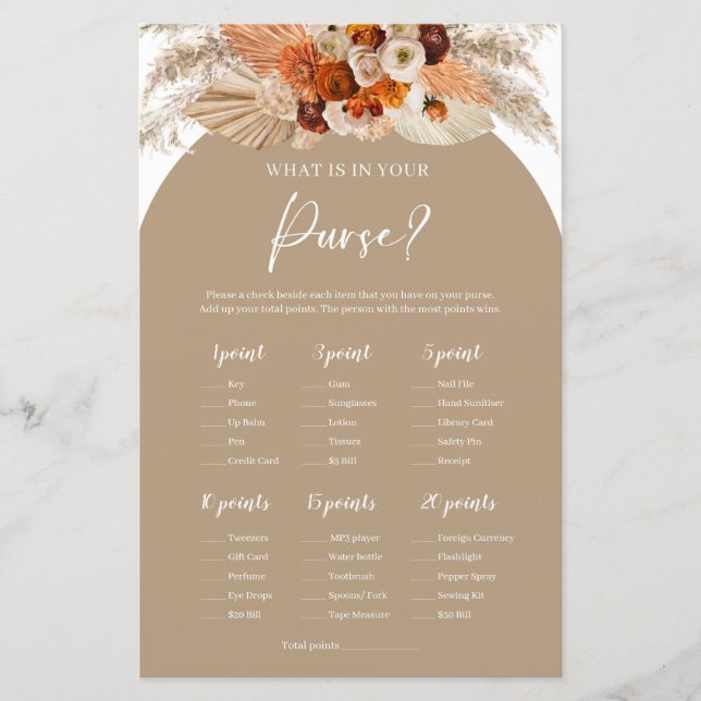 Terracotta verbrannte Orange, was in Ihrem Geldbeu (Vorderseite)