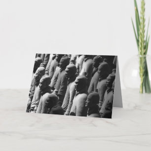 Terracotta Warriors Xian China Travel Fotografy Karte