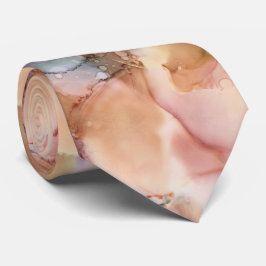 Terracotta Watercolor Moderner Chic Krawatte