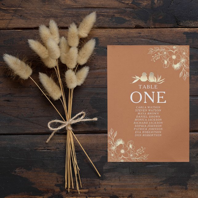 Terracotta Wedding Chart (Von Creator hochgeladen)