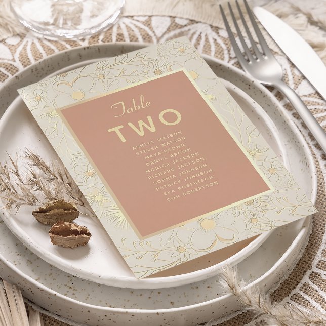 Terracotta Wedding Chart (Von Creator hochgeladen)