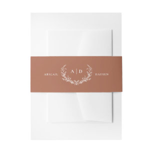 Terracotta Wedding Invitation Suite Bly Band