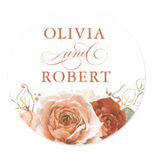 Terracotta Wedding Modern Floral Boho