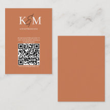 Terracotta Wedding QR Code UAWG Online Enclosure
