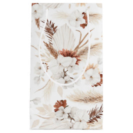 Terracotta White and Ivory Blume Boho Botanical Kleine Geschenktüte